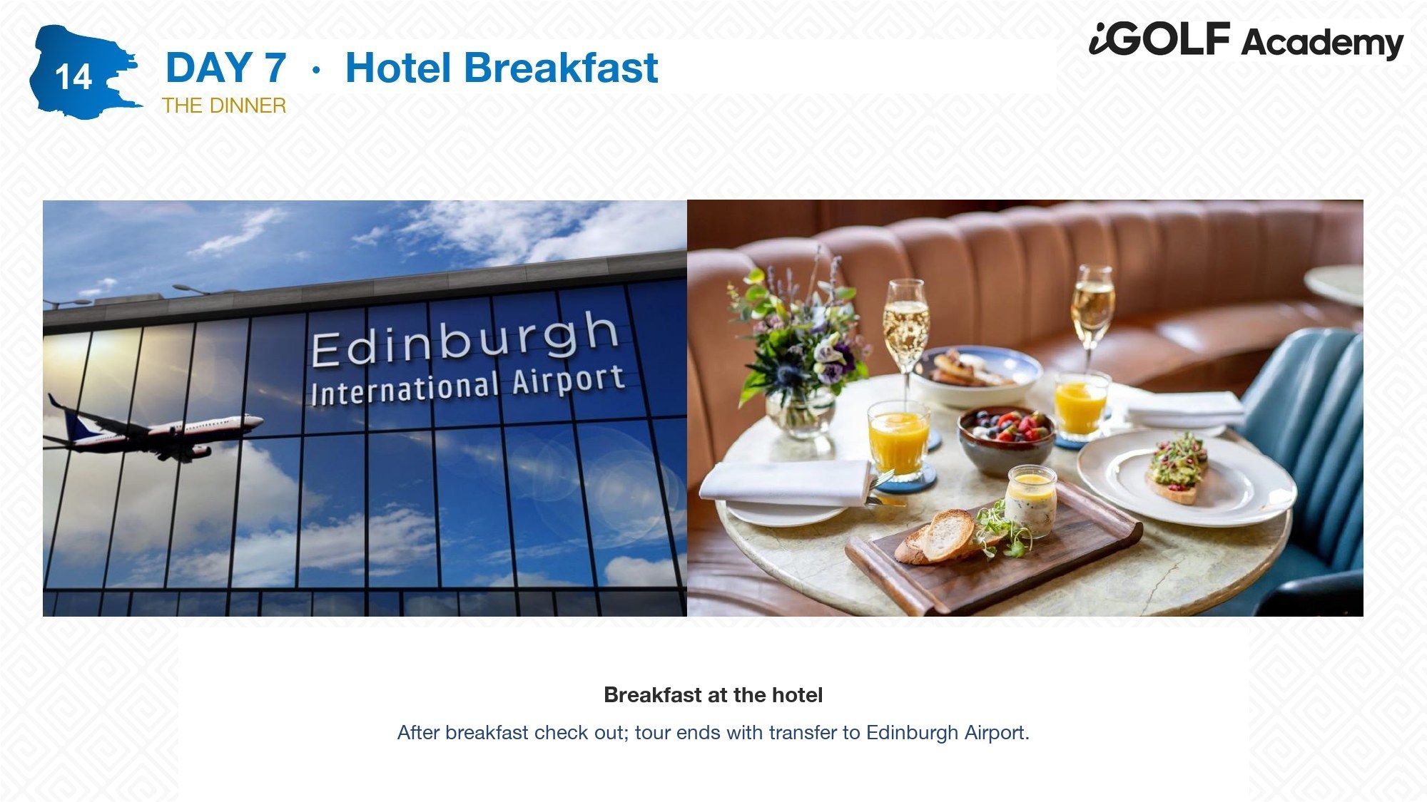 Breakfast & transfer